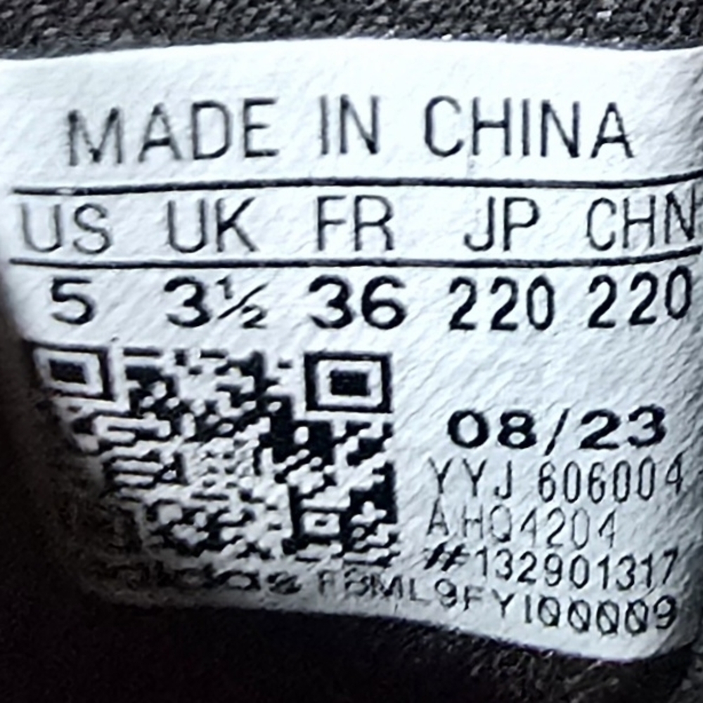 Adidas Black Knit Lace-Up Athletic Sneakers End Plastic Waste - Picture 5 of 5